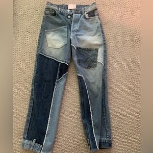 Revice patchwork jeans